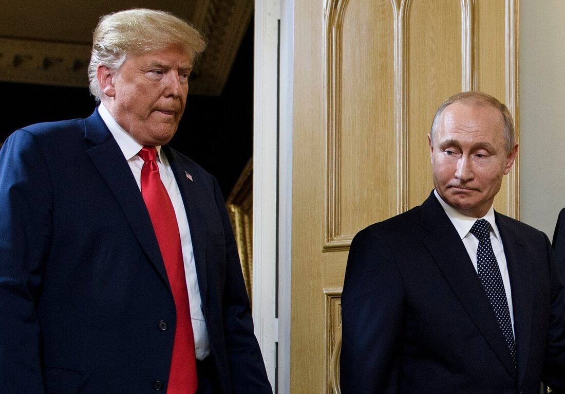 O presidente dos EUA, Donald Trump, disse que se encontraria com o homólogo russo Vladimir Putin em 15 de agosto no Alasca
