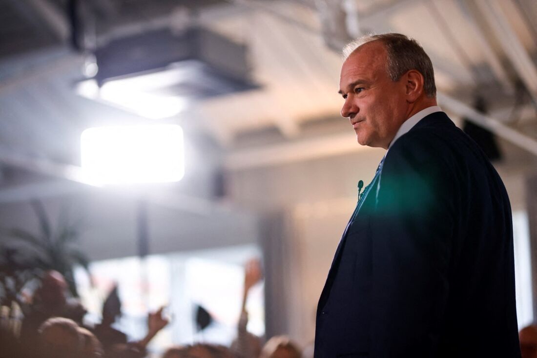 Ed Davey, líder de partido britânico, que boicotará banquete de Estado com Trump