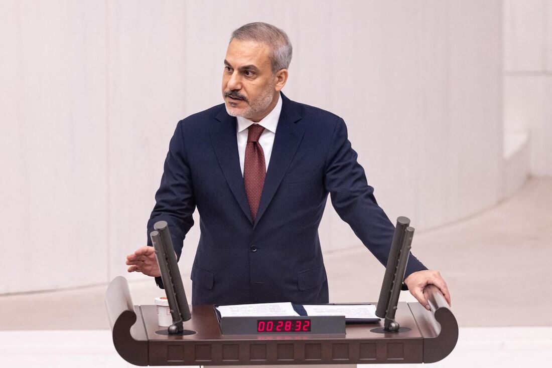 O Ministro das Relações Exteriores da Turquia, Hakan Fidan