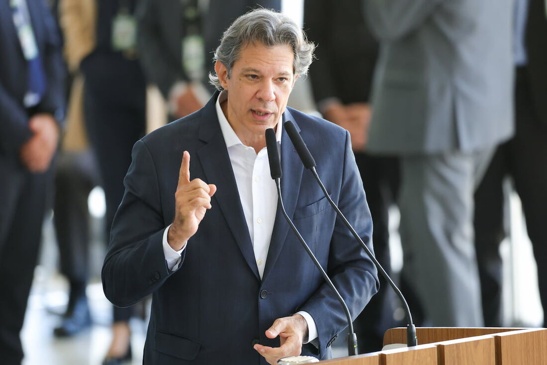 O ministro da Fazenda, Fernando Haddad