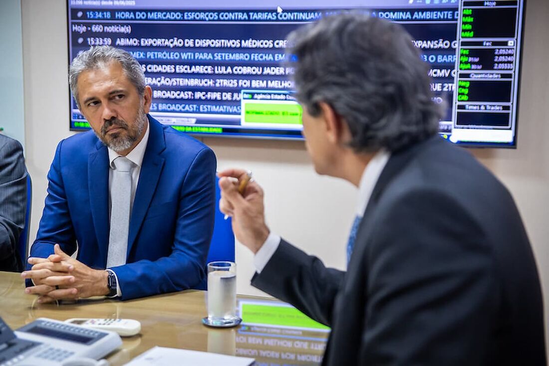 Reunião com Governador do Ceará, Elmano de Freitas, com o ministro Fernando Haddad
