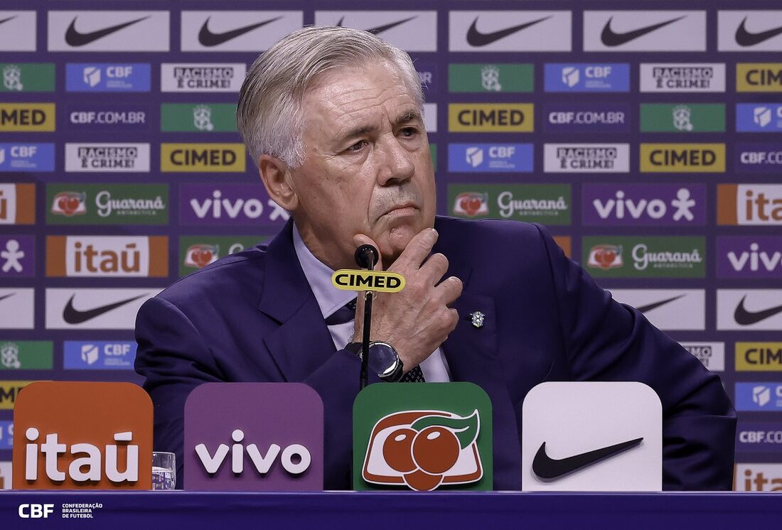 Carlo Ancelotti, técnico da Seleção