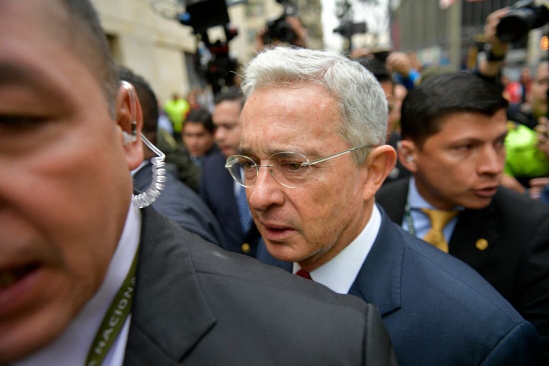  O ex-presidente colombiano (2002-2010) e senador Álvaro Uribe