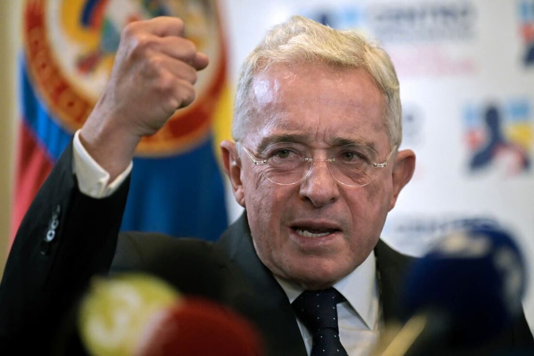 O ex-presidente colombiano (2002-2010) Álvaro Uribe 