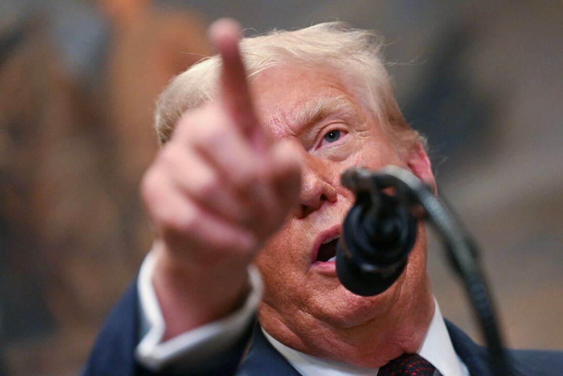 O presidente dos EUA, Donald Trump.