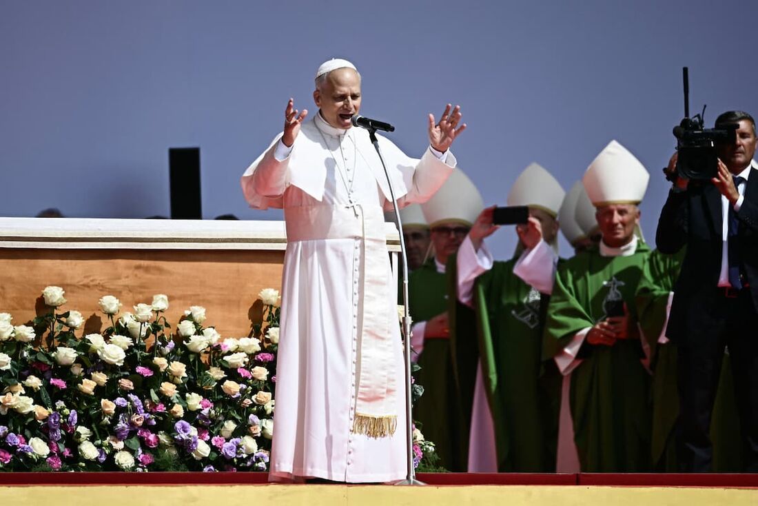 Papa Leão XIV celebrou missa para mais de um milhão de pessoas 