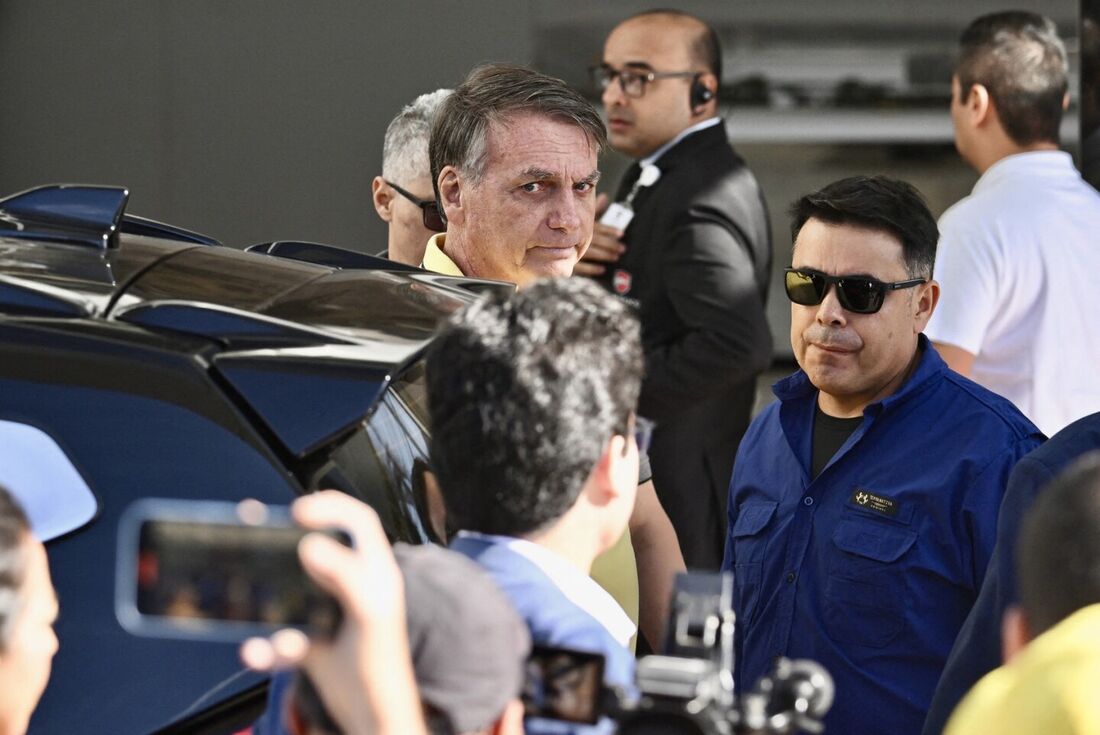 Ex-presidente e réu Jair Bolsonaro