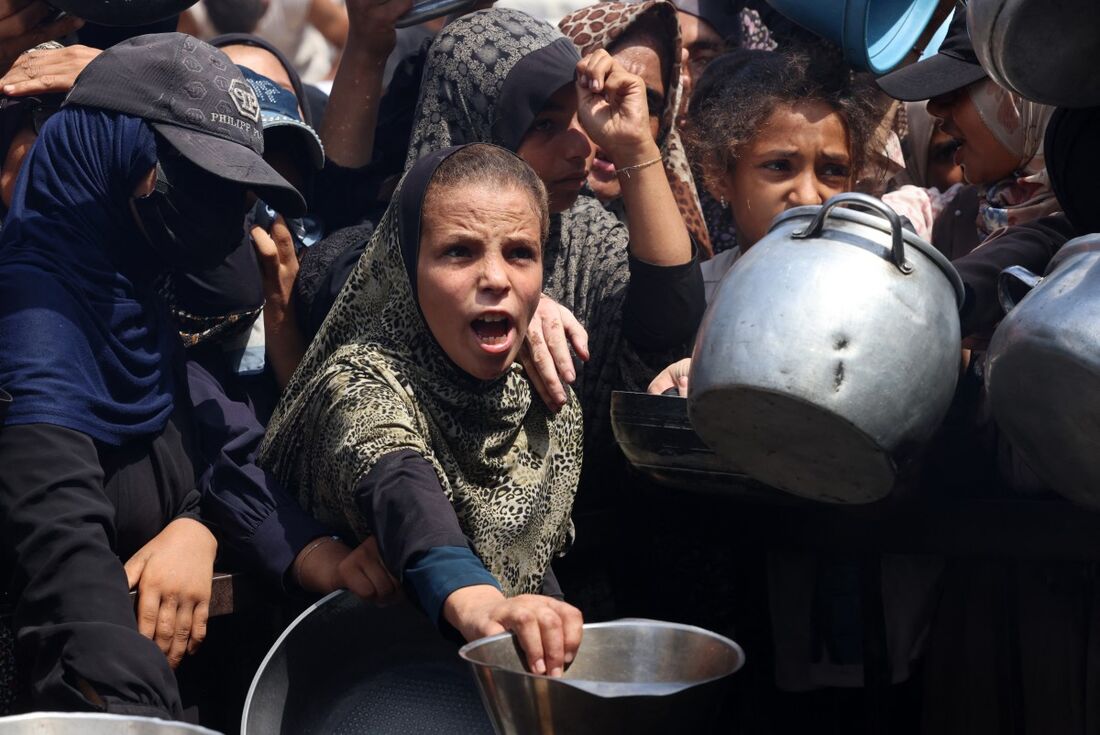 O território palestino enfrenta um cenário de fome