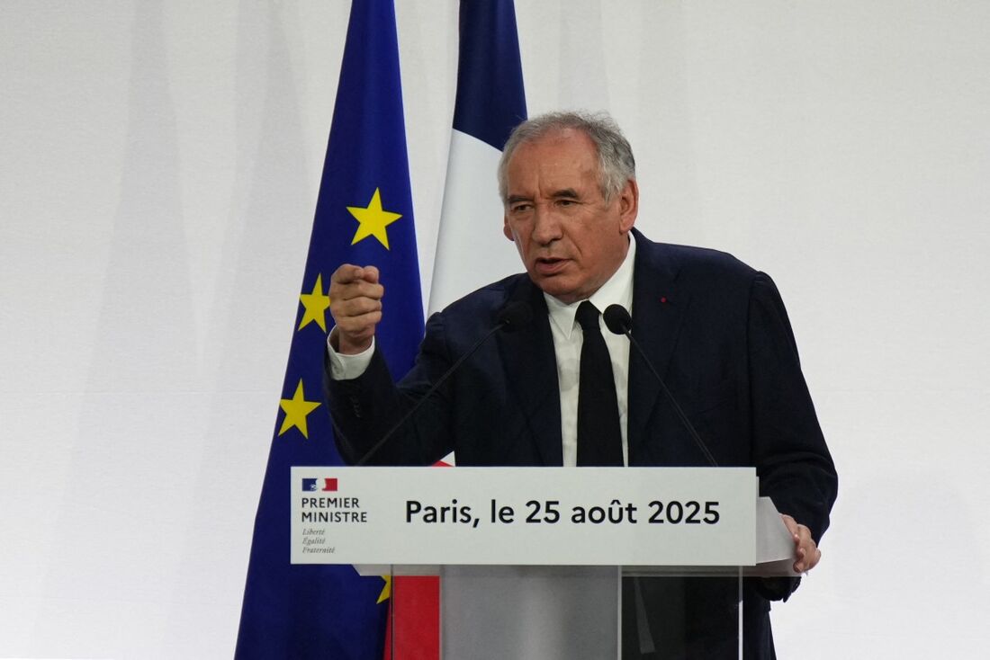 O Primeiro-Ministro francês, Francois Bayrou.