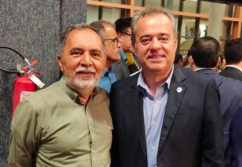 Ex-prefeito de Carnaíba Anchieta Patriota (PSB) e o superintendente da Sudene, Danilo Cabral