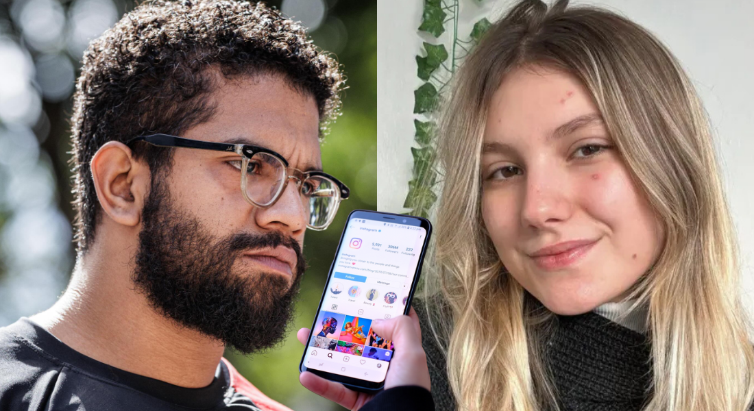 Perfis de Jones Manoel e Isabel Veloso foram desativados depois de supostas violações as diretrizes do Instagram