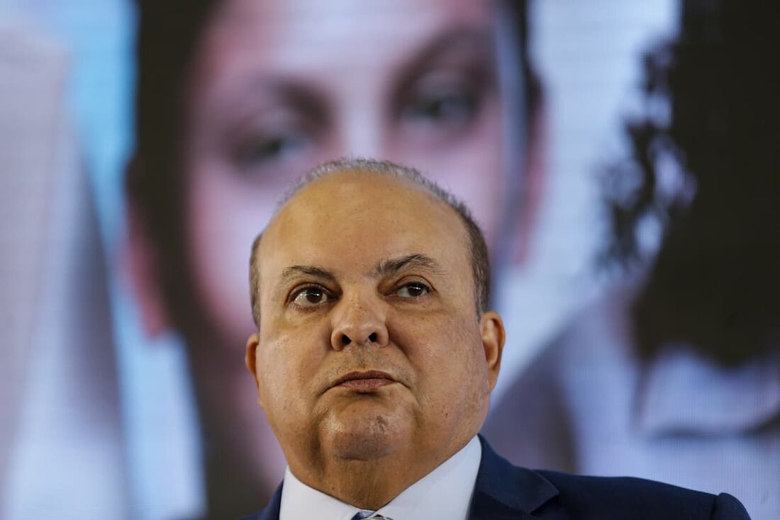 O governador do Distrito Federal, Ibaneis Rocha.
