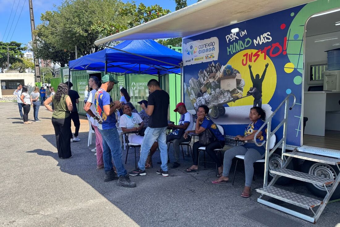 Posto itinerante do Conexão Cidadã