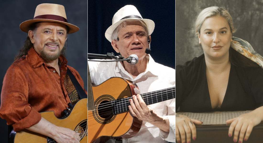Geraldo Azevedo, Antonio Nóbrega e Alice Caymmi estão entre as atrações