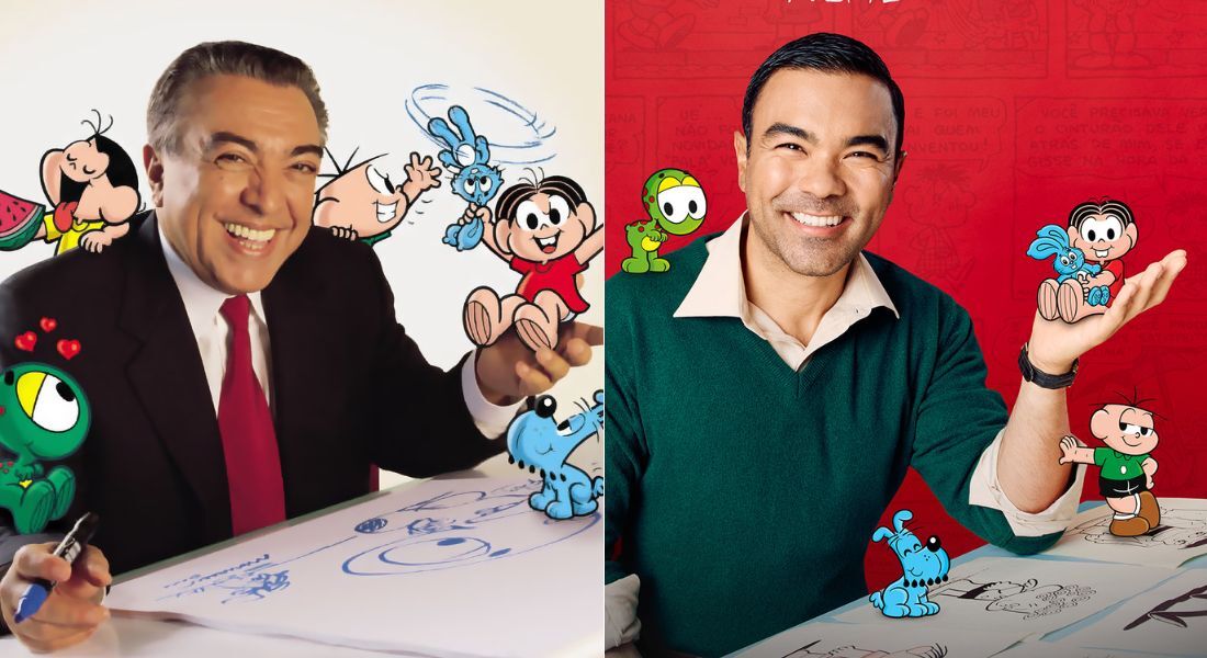 Mauricio de Sousa e Mauro de Sousa