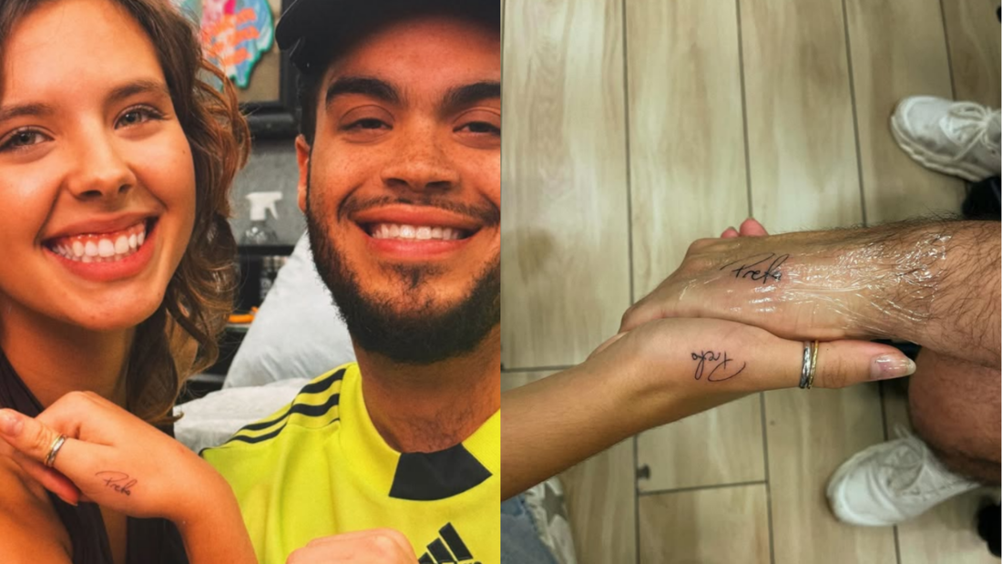 Francisco e Flor Gil homenageiam Preta Gil com tatuagem