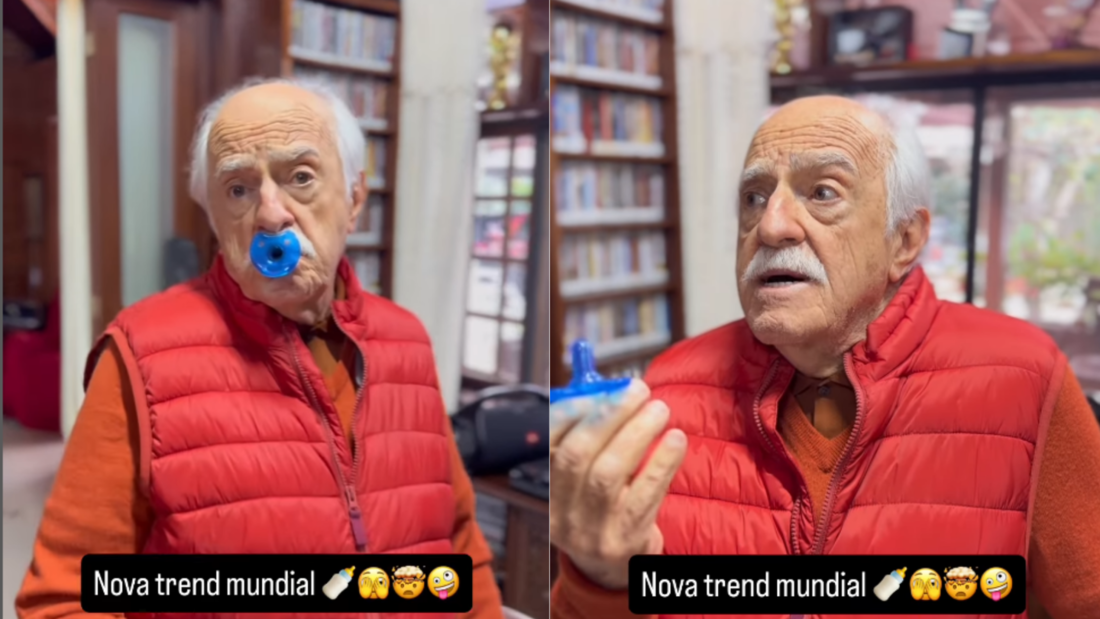 De chupeta, Ary Fontoura fala sobre a nova moda entre adultos