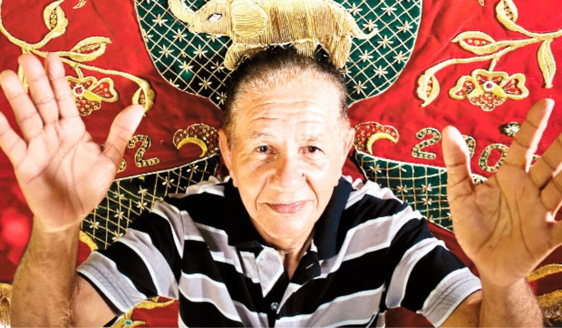 Seu João de Elefante atuou no bloco por 40 anos