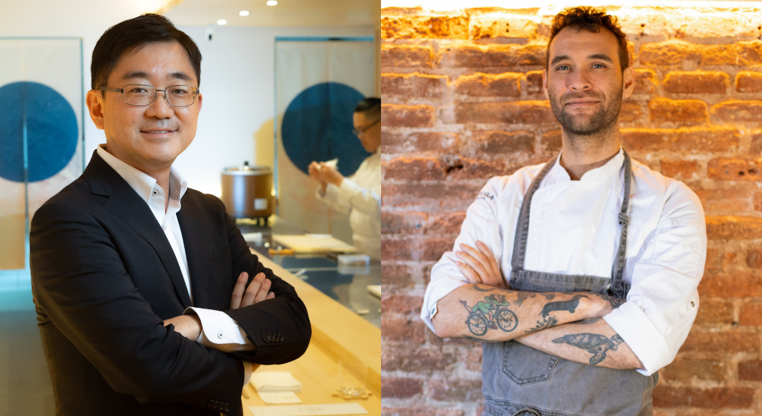 Chefs Fábio Ota e Pedro Gonzalez