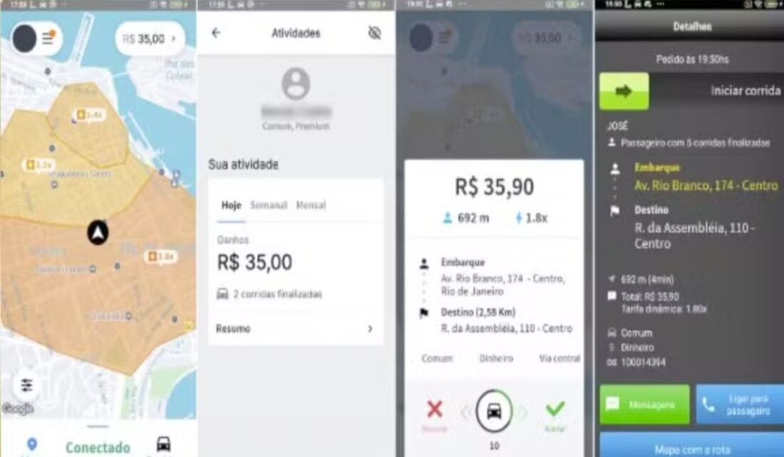 App de corridas do Comando Vermelho