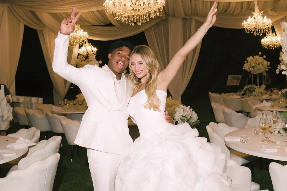 Endrick e Gabriely em casamento