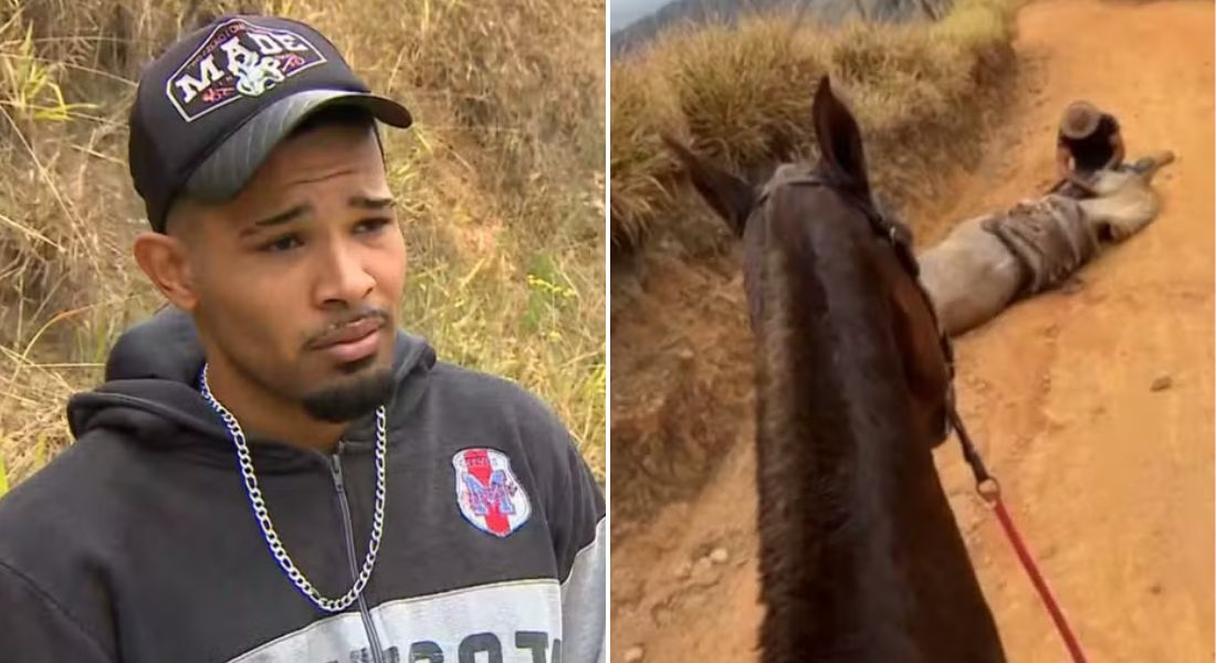 cena, ocorrida na cidade paulista de Bananal no último sábado (16) gerou muita revolta