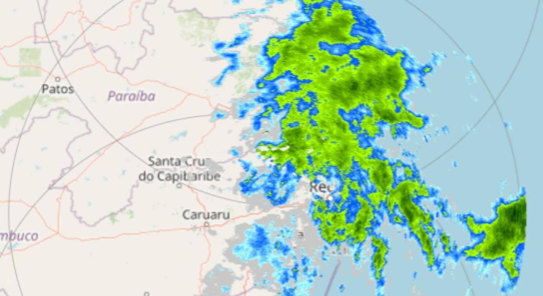 Radar da Apac mostra regiões do estado sob muita instabilidade atmosférica