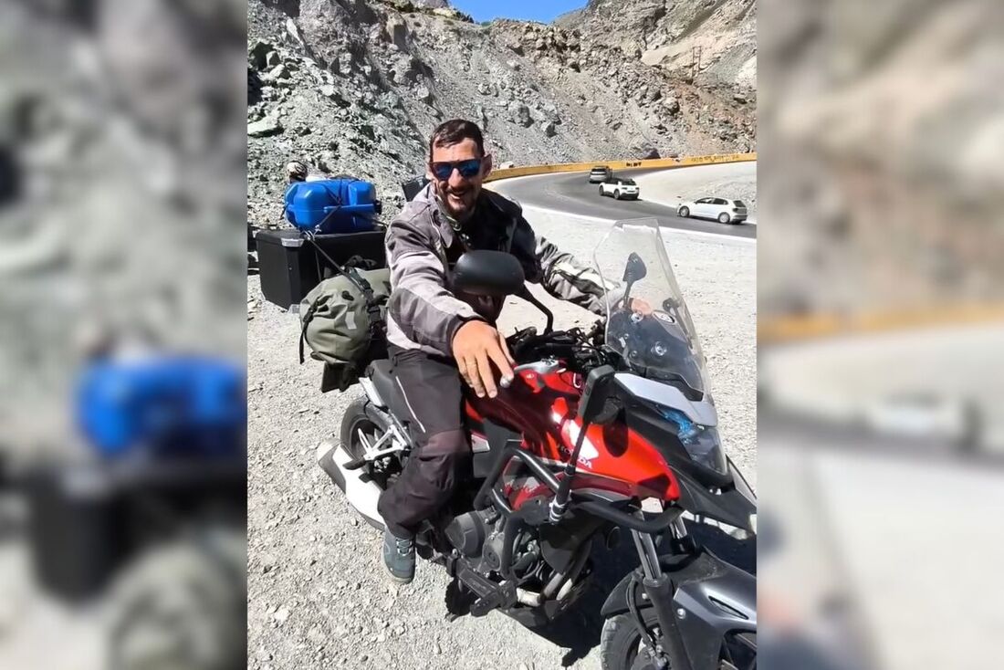 Alex Tibola, brasileiro que deu a volta ao mundo de moto, morre em colisão no Chile.