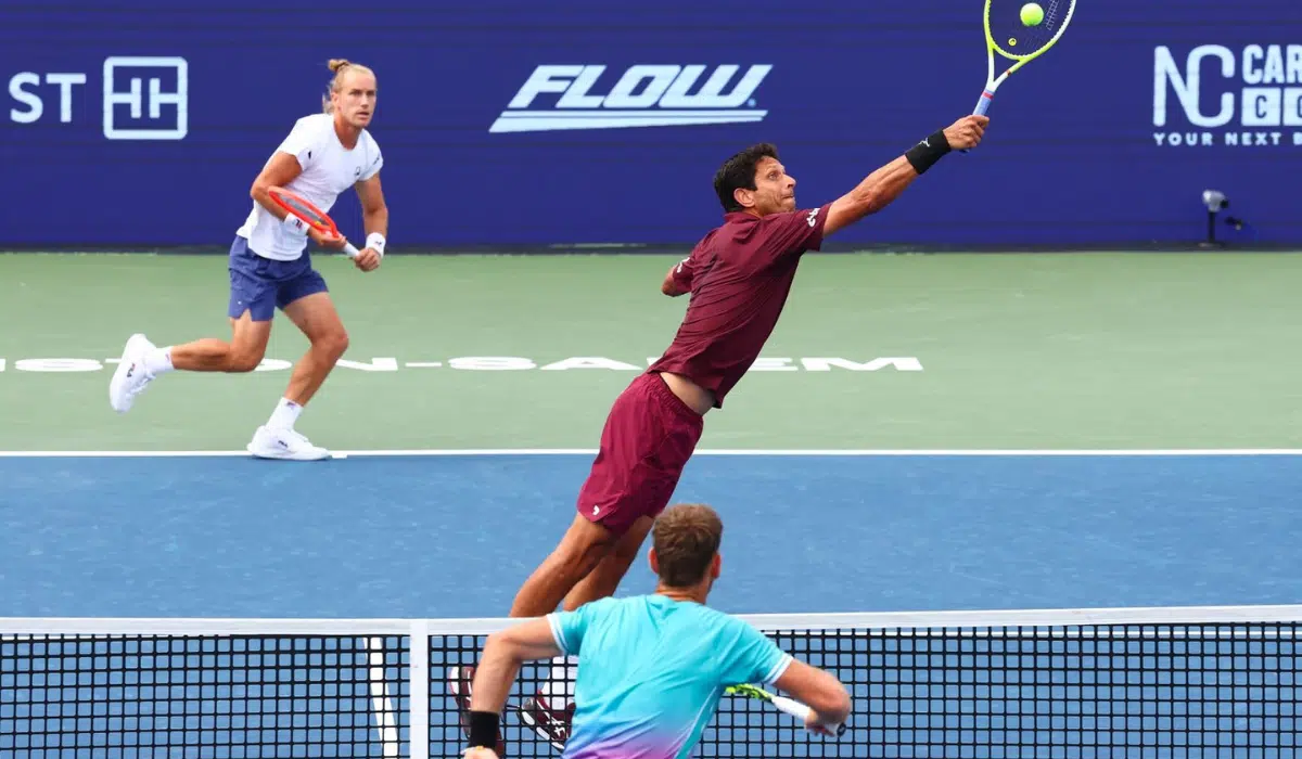 Os tenistas brasileiros Marcelo Melo e Rafael Matos foram campeões do ATP 250 de Winston-Salem, nos Estados Unidos