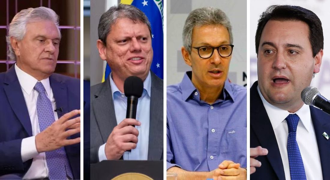 Caiado, Tarcísio, Zema e Ratinho