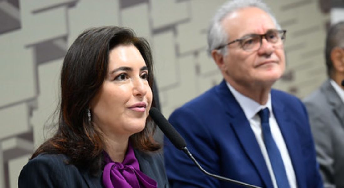 Simone Tebet na Comissão de Assuntos Econômicos do Senado