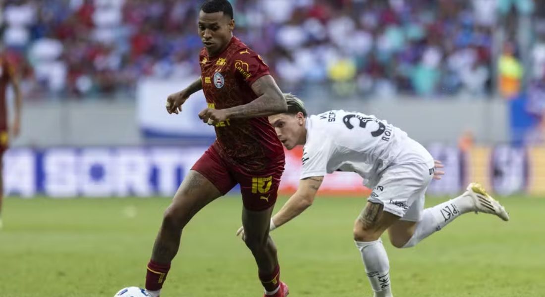 Jean Lucas em ação pelo Bahia: volante foi convocado para a seleção 