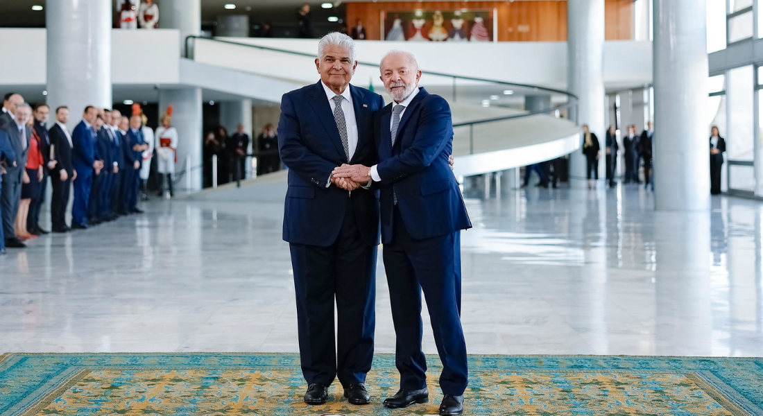 José Raúl Mulino, do Panamá, e o presidente Lula