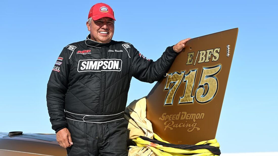 Chris Raschke, piloto de streamliner