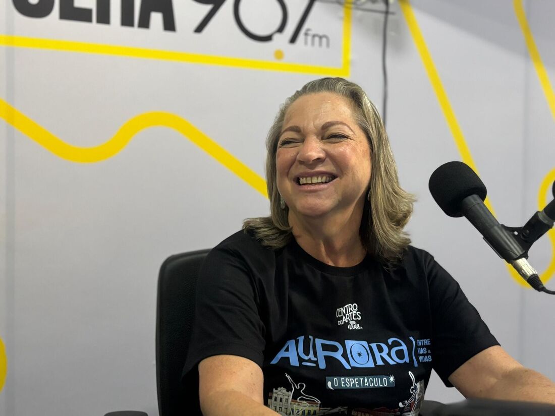 Diretora do espetáculo "Aurora entre Vias e Vida", Rita Vieira