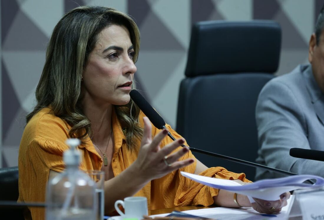A senadora Soraya Thronicke (Podemos-MS)