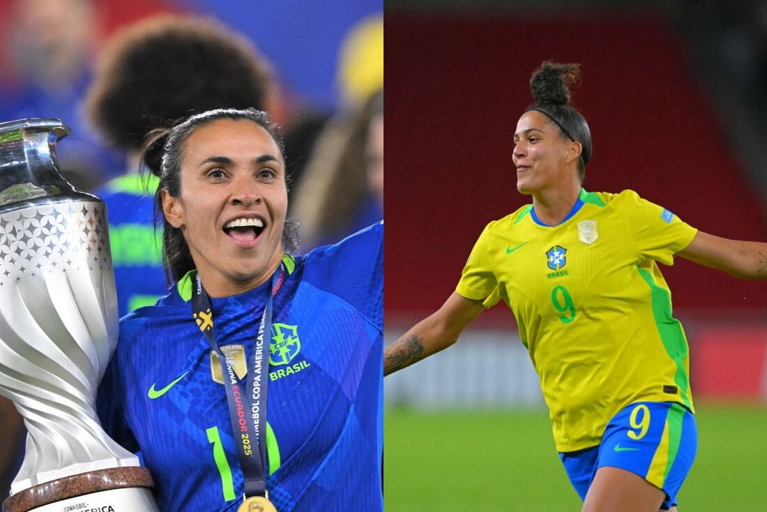 Marta e Amanda Gutirres são indicadas à Bola de Ouro da France Football