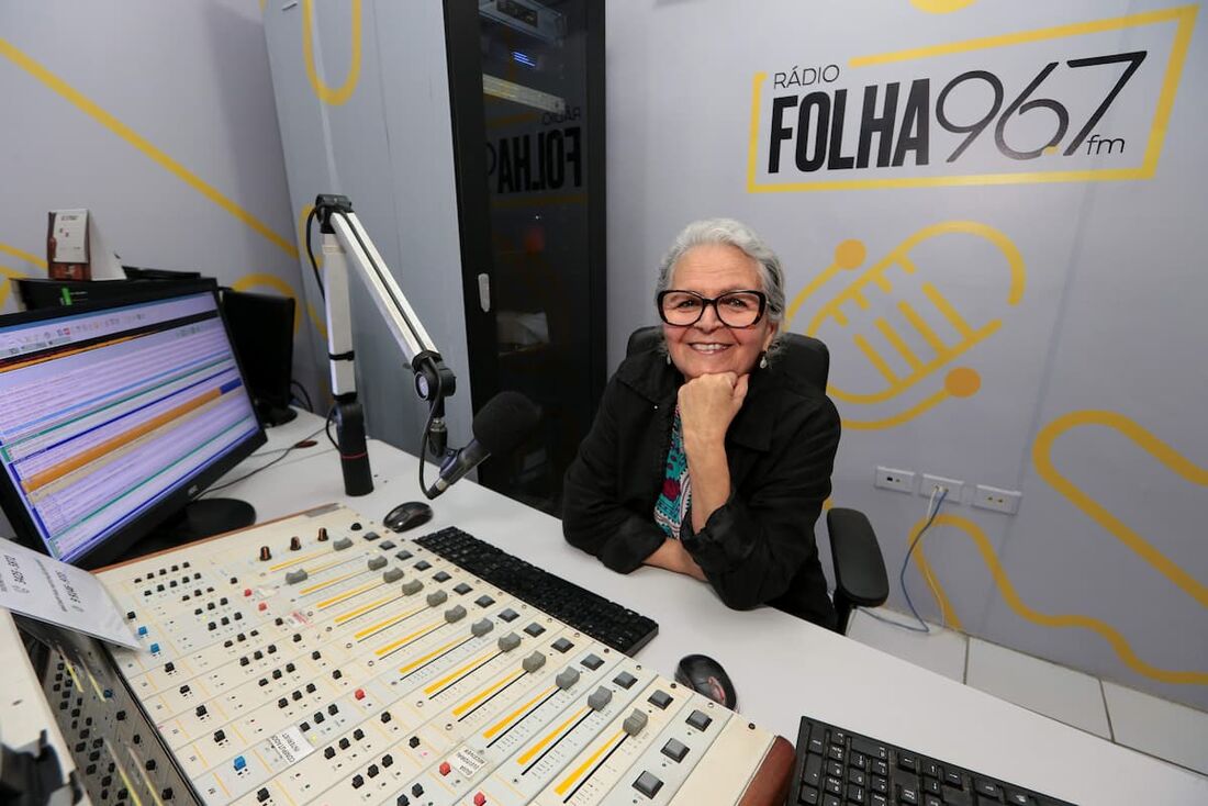 Marise Rodrigues, gerente de Jornalismo e Programação da Rádio Folha 96,7 FM 