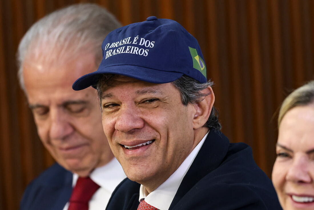  O ministro da Fazenda, Fernando Haddad
