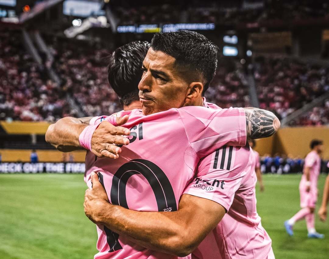 Messi e Suárez continuam parceira no ataque no Inter Miami