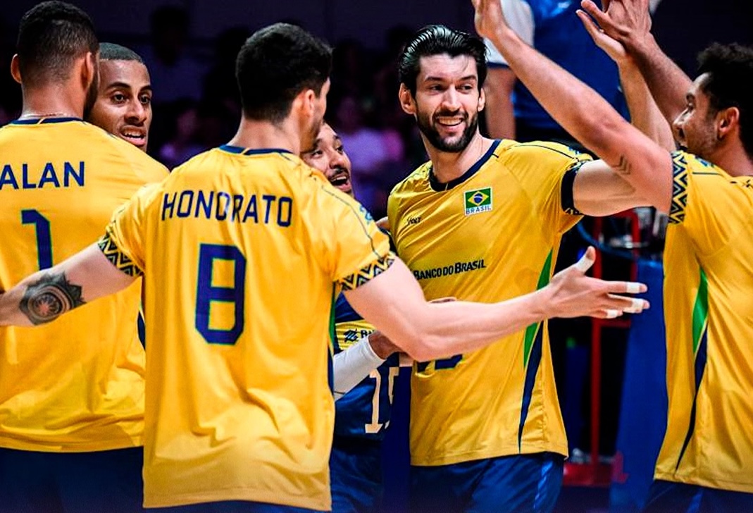 Brasil levou a melhor e venceu a Eslovênia por 3 sets a 1