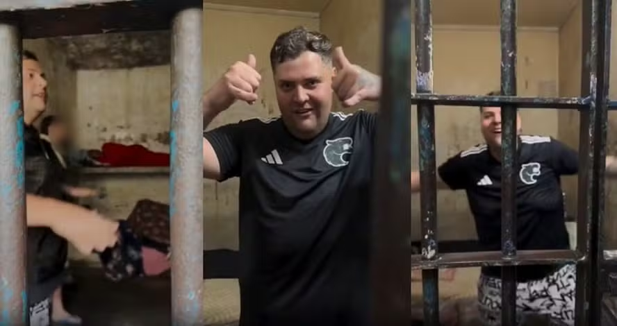 Influenciador Maumau grava vídeo de dentro de sua cela