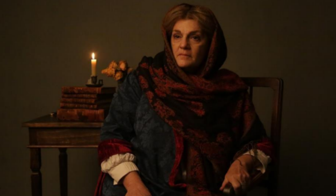 Atriz Beth Zalcman na interpretação de "Helena Blavatsky - A Voz do Silêncio"