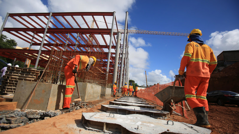 Setor de construção civil ampliou significativa a participação no saldo positivo de vagas na região 