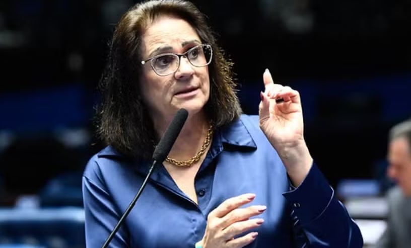 A senadora Damares Alves (Republicanos-DF) 