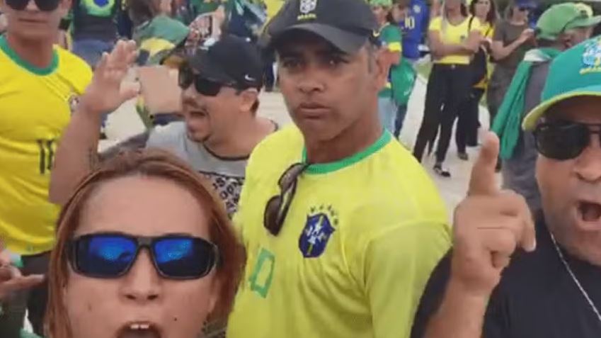 Diego Ventura nos atos antidemocráticos do 8 de janeiro 