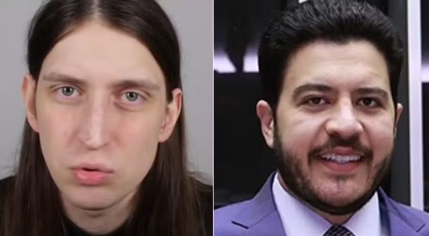 Influenciador Felca e o deputado federal Jadyel Alencar 