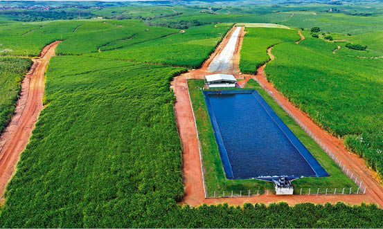 Decisão de investir em irrigação transformou a Usina Olho D'Água, garantindo a viabilidade do negócio