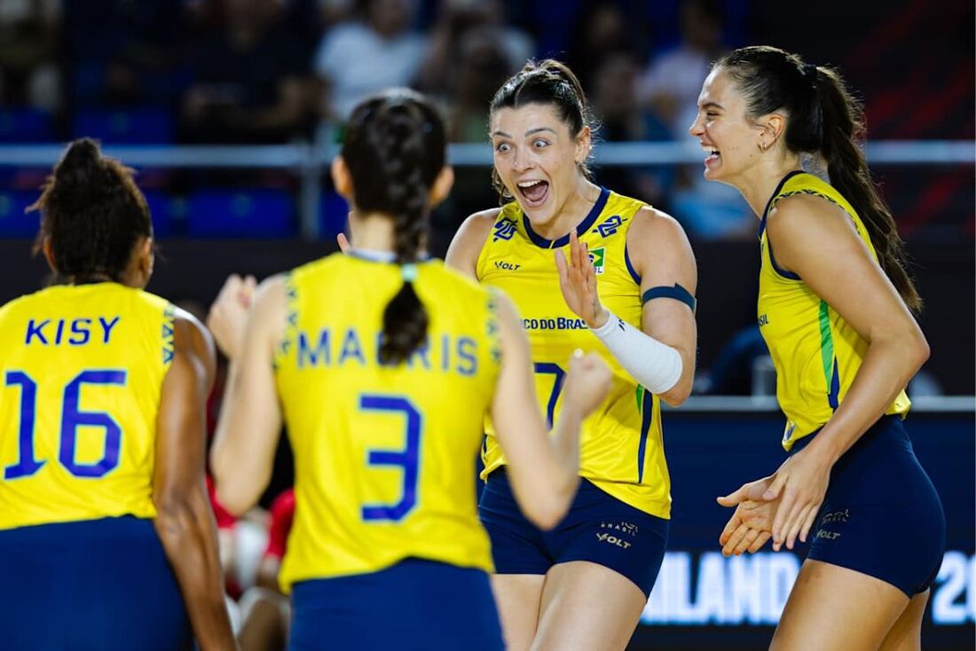 Brasil vence Porto Rico no Mundial de Vôlei