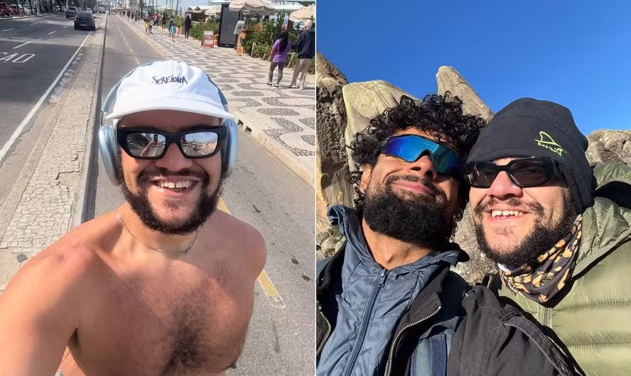 Não-monogâmico, Gominho vive affair com o modelo Hélyo Felipe 